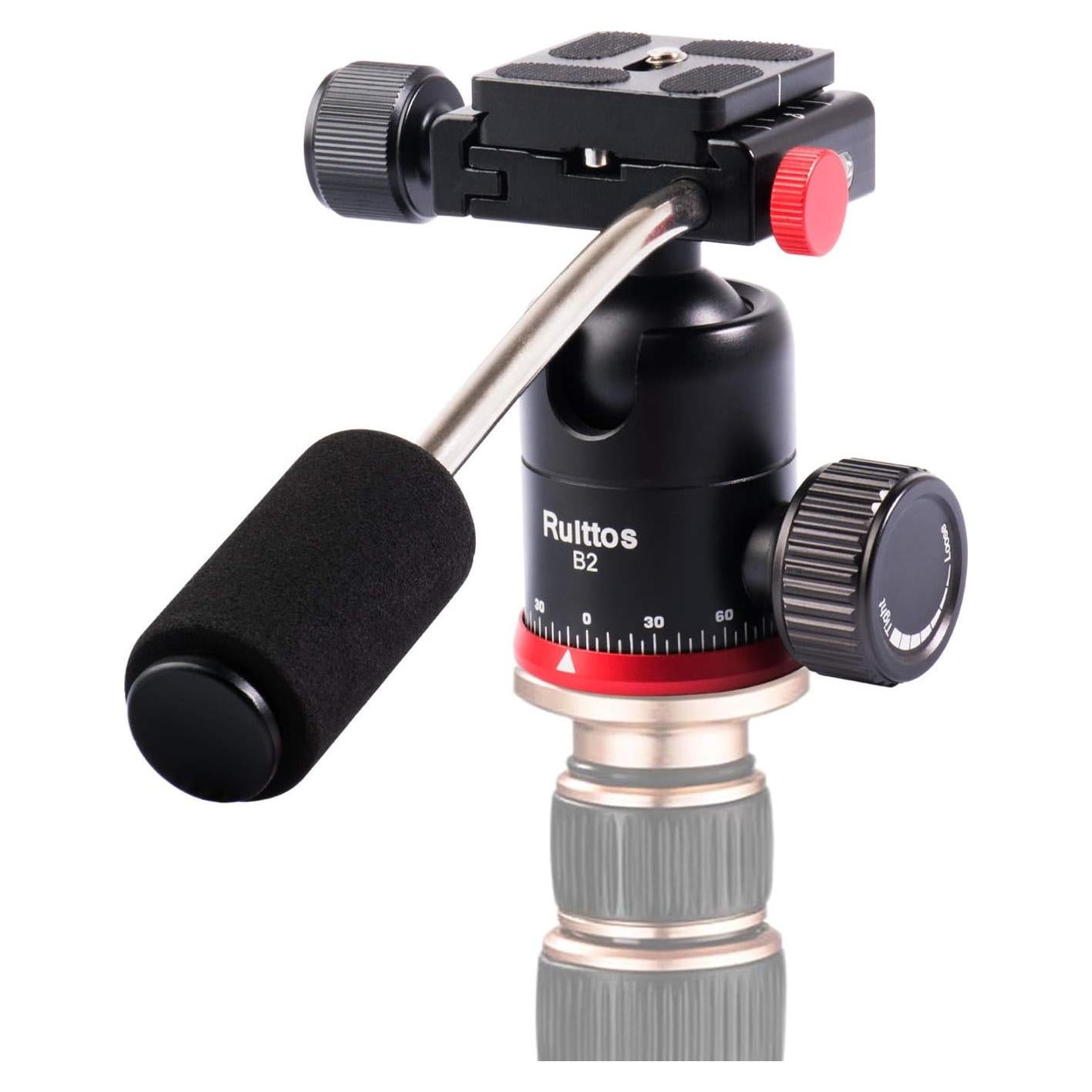 Cabezal de Trípode Panorámico Ruittos 360° con Placa Rápida