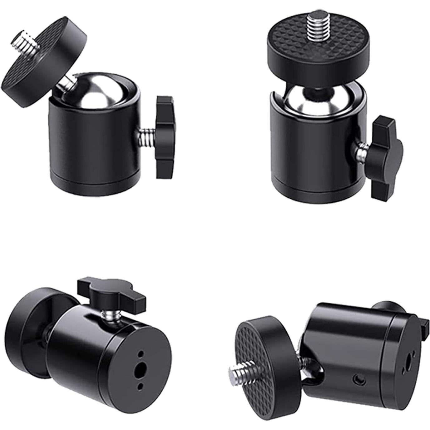 6 Piezas Cabezas de Bola Universales Folgtek 360° para Trípode