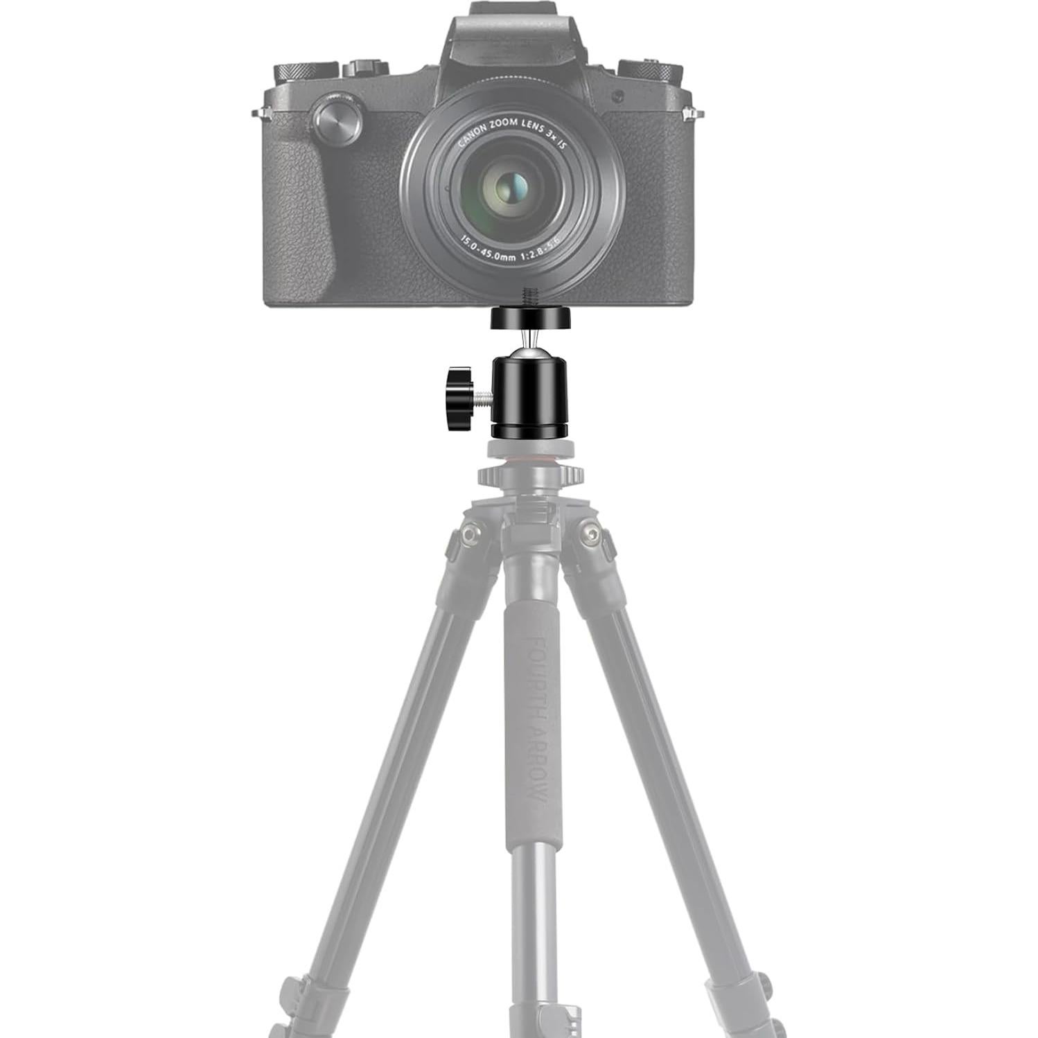 6 Piezas Cabezas de Bola Universales Folgtek 360° para Trípode