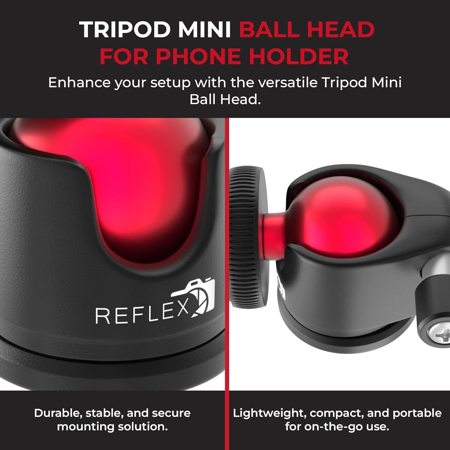 Cabezal de Bola Mini Reflex Camera Aluminio 360° 2kg