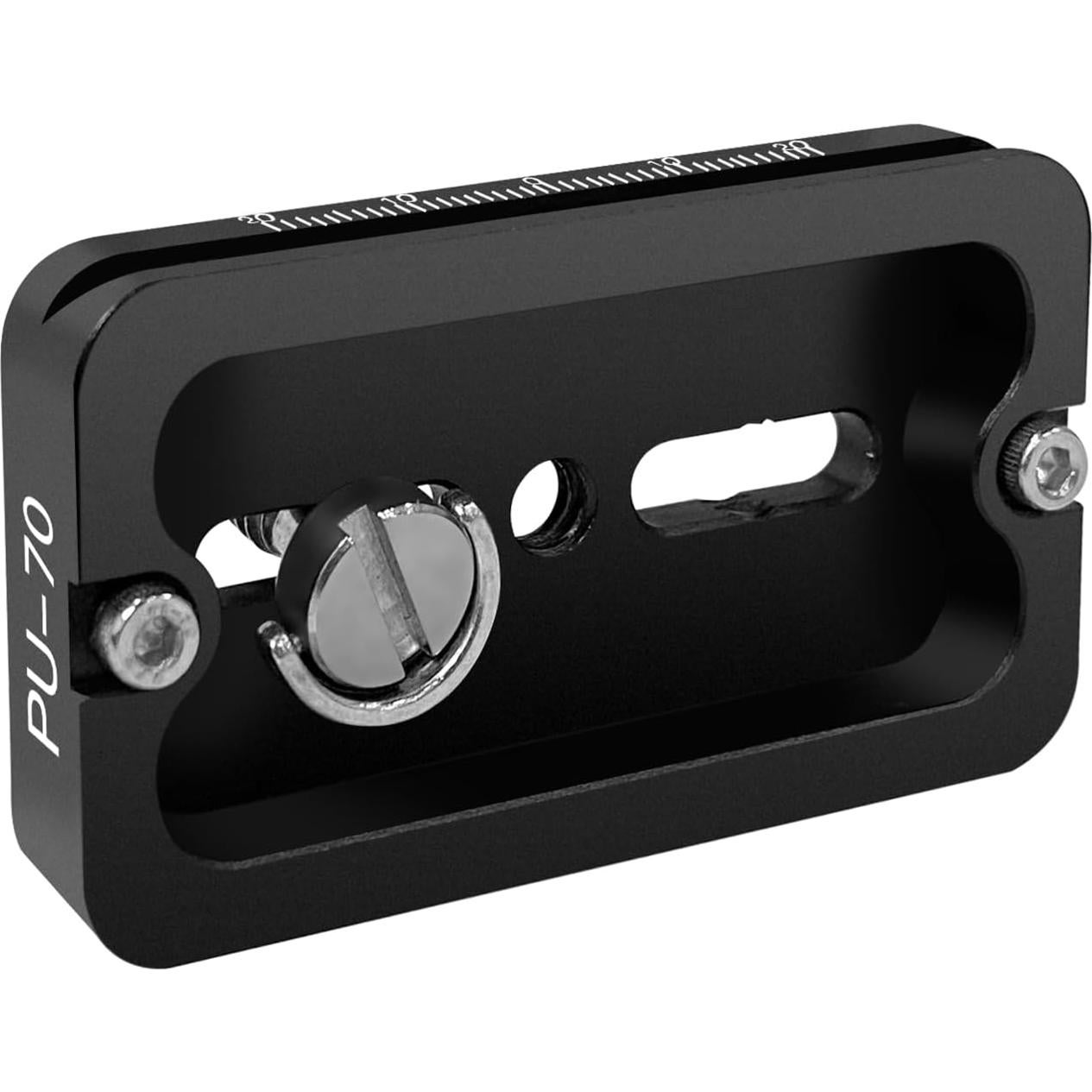 Cabezal de bola Manbily PU-70 con placa liberación rápida 70x38mm