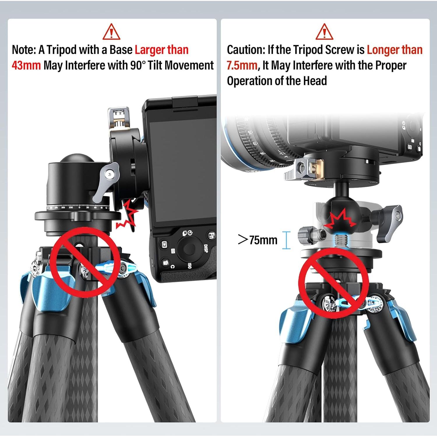 Cabezal de Trípode SIRUI GH30 con Liberación Rápida 10kg