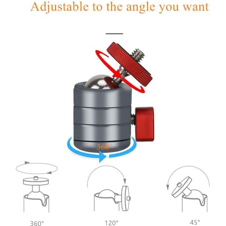 Cabezal de bola panorámico BIFANS 360° para cámaras y trípodes