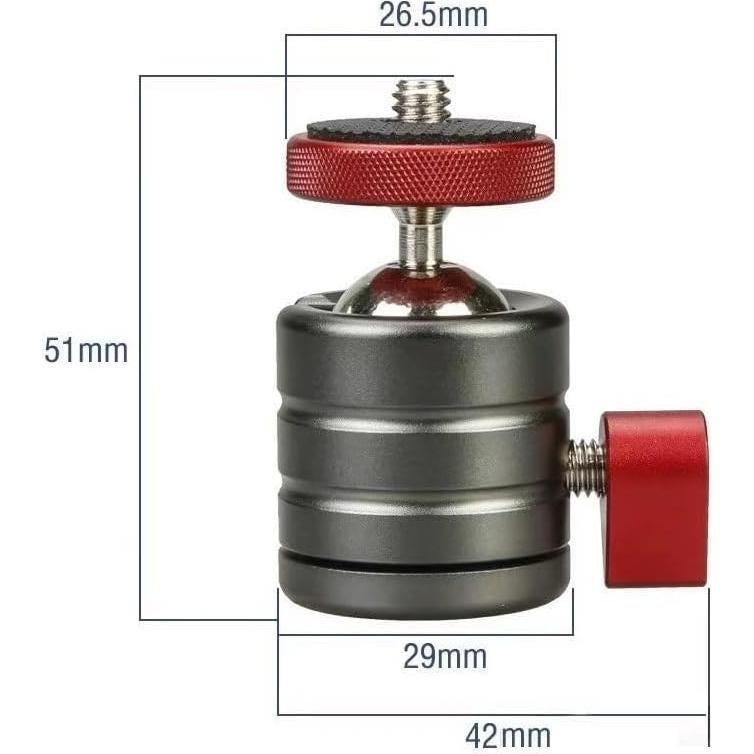 Cabezal de bola panorámico BIFANS 360° para cámaras y trípodes