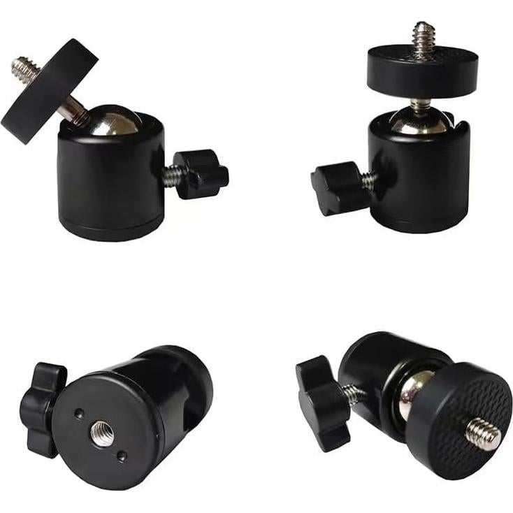 Paquete de 3 Cabezas de Bola Giratorias 1/4" ThtRht