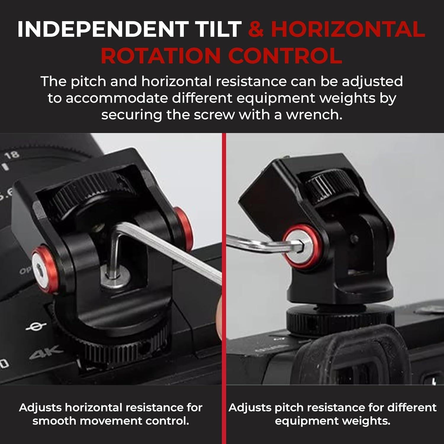 Cabezal de Bola Mini Reflex Camera TE277 Aluminio 360°
