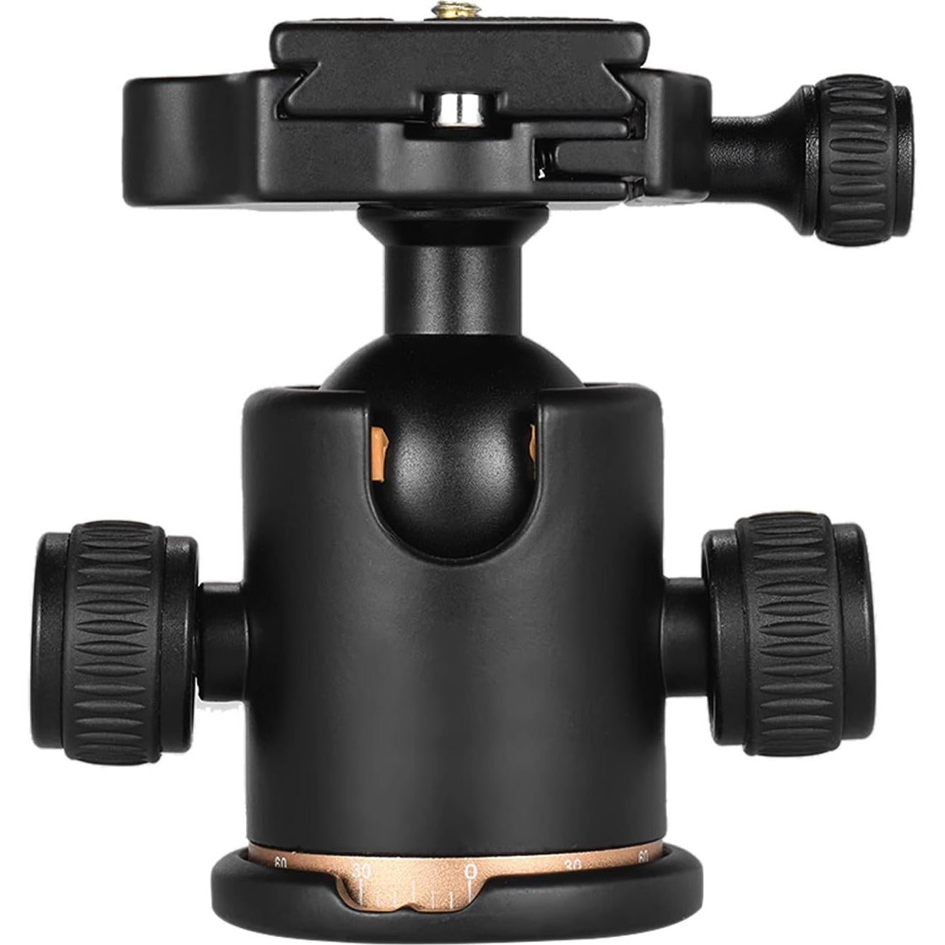 Cabezal de bola Andoer 360° para trípode, carga 8kg