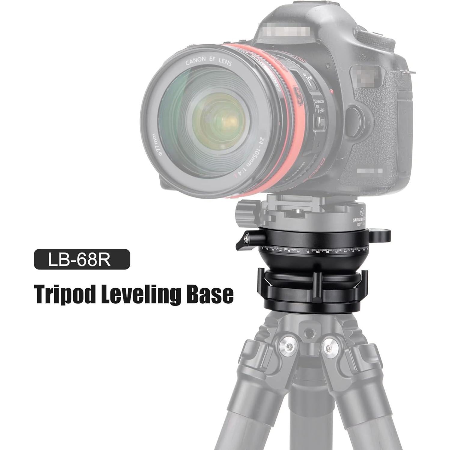 Cabezal de trípode panorámico SUNWAYFOTO LB-68R 10kg