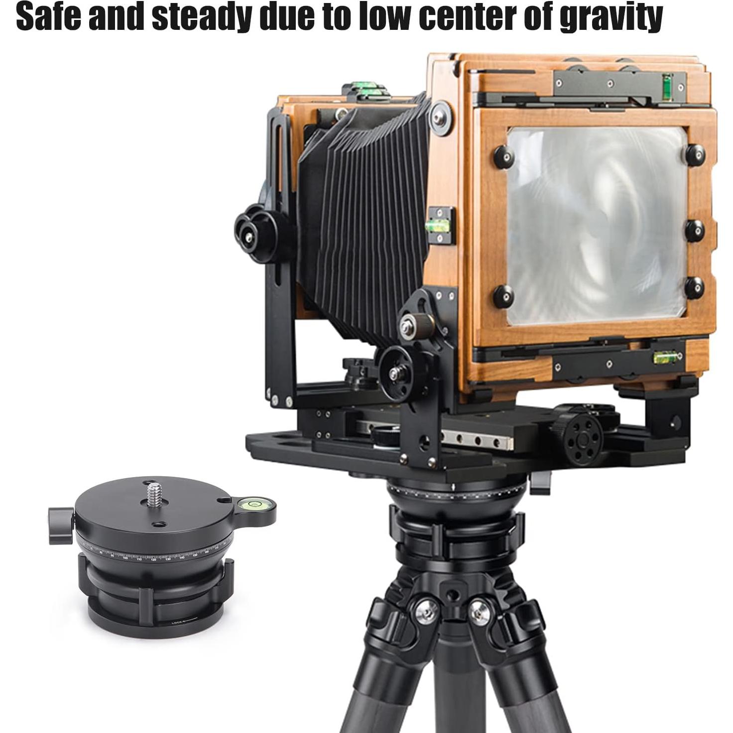 Cabezal de trípode panorámico SUNWAYFOTO LB-68R 10kg