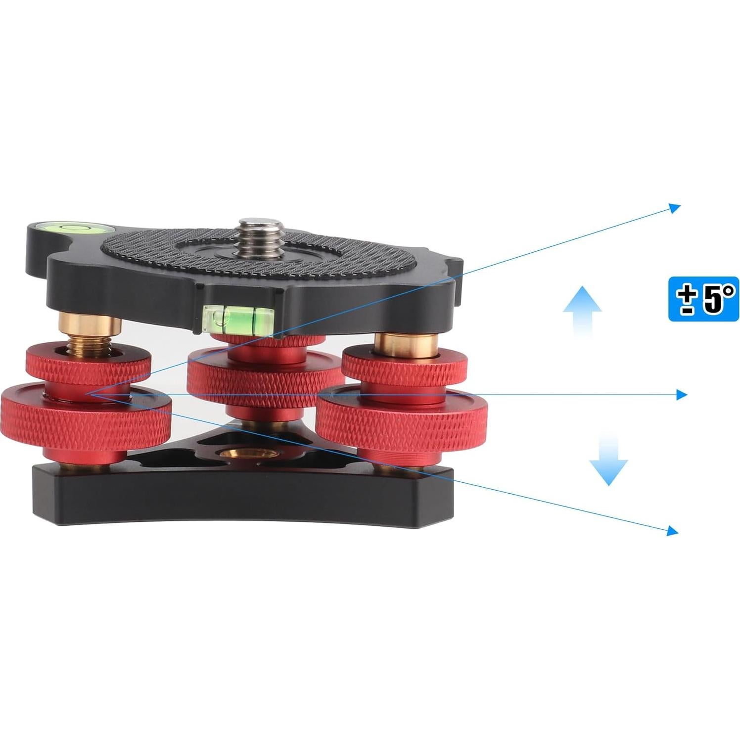 Soporte de trípode Fotga con base niveladora 15kg y 3 ruedas