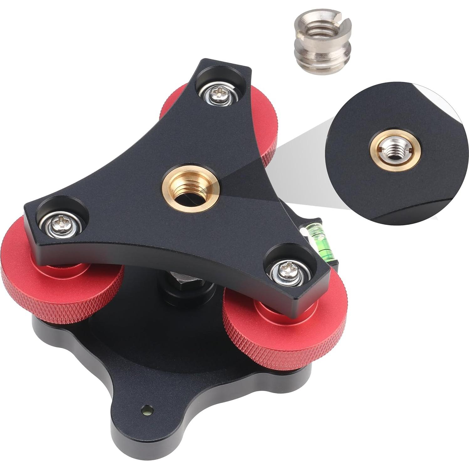 Soporte de trípode Fotga con base niveladora 15kg y 3 ruedas