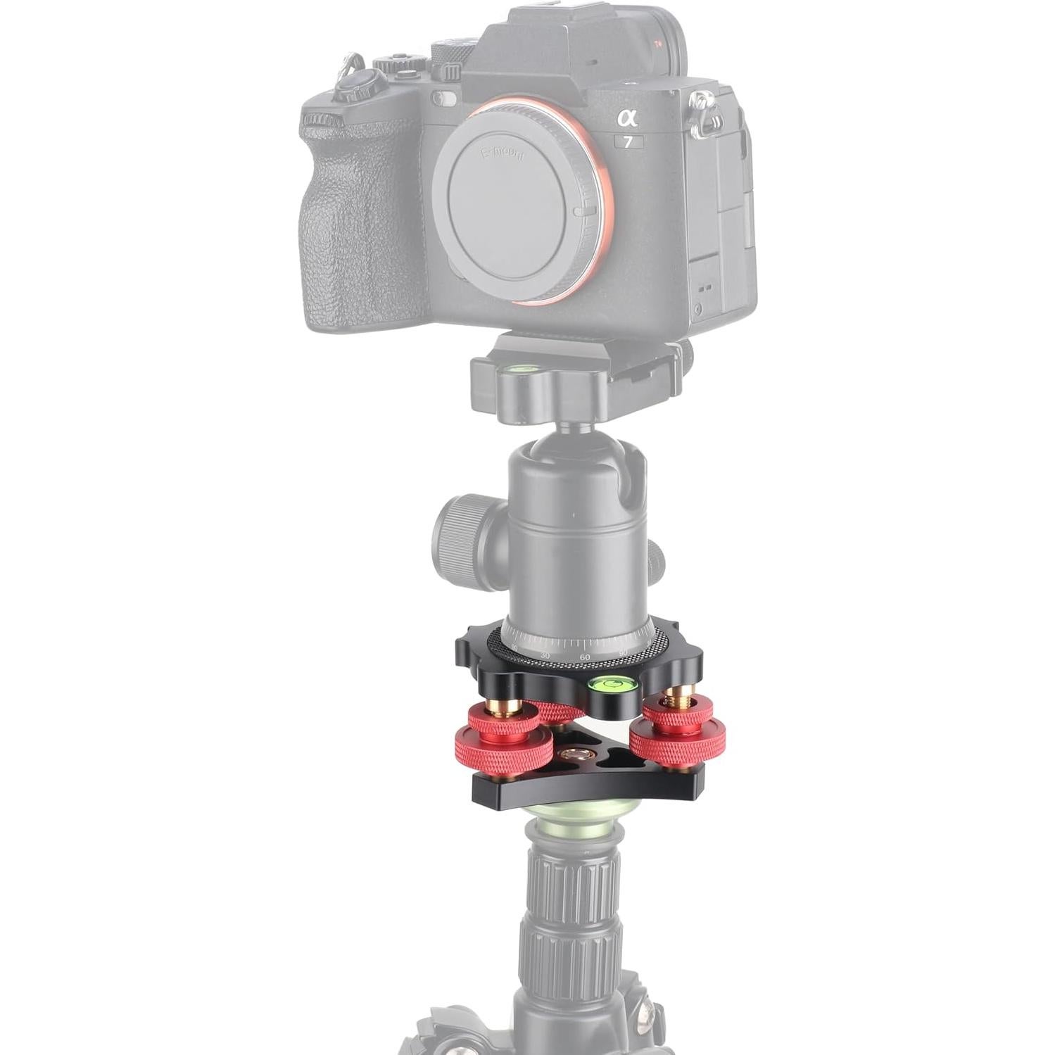 Soporte de trípode Fotga con base niveladora 15kg y 3 ruedas