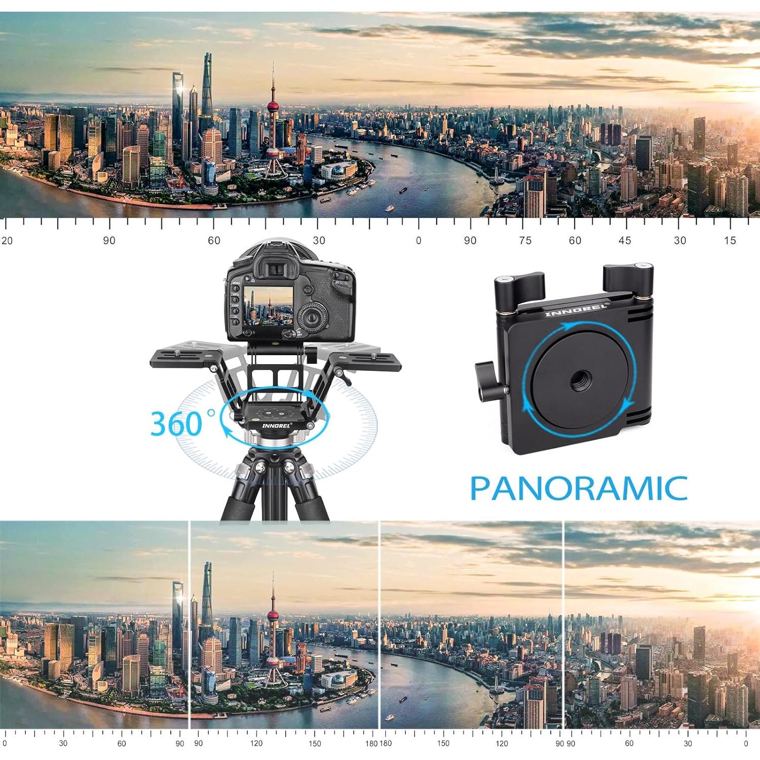 Cabezal de Trípode Flexible INNOREL ZH7 Z Aluminio 5kg