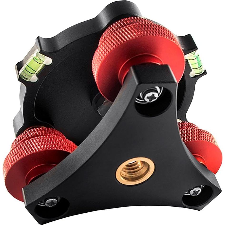 Cabezal de nivelación de trípode WYSXEBWZ +/−5° 15 kg