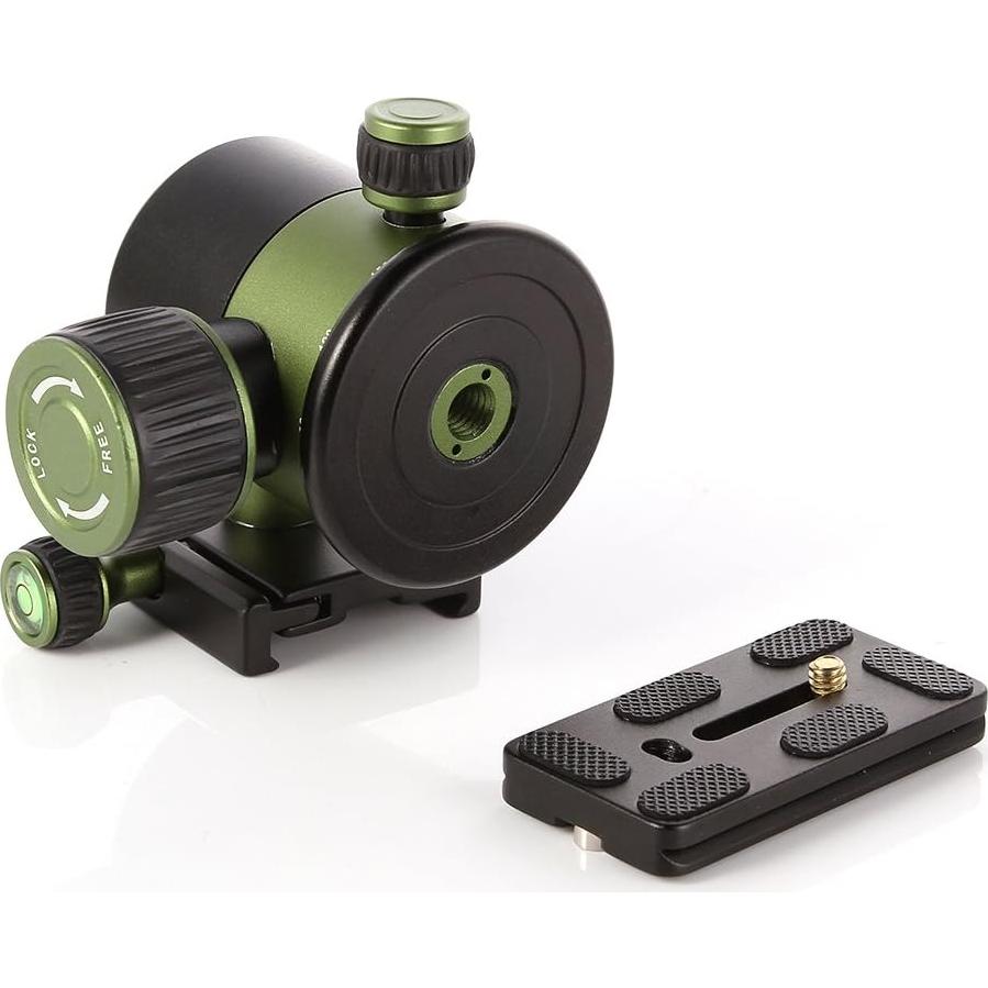 Cabeza de Trípode Profesional FOTGA 20KG 360° con Liberación Rápida