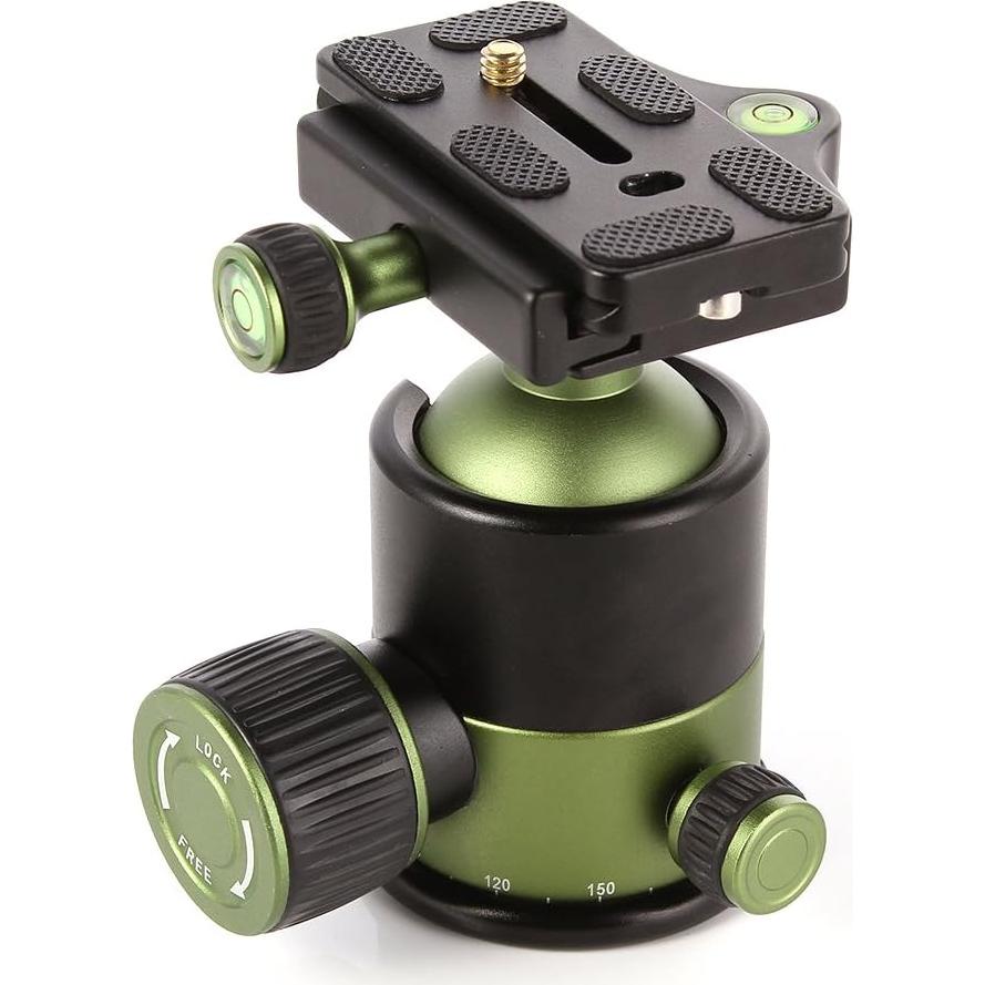 Cabeza de Trípode Profesional FOTGA 20KG 360° con Liberación Rápida