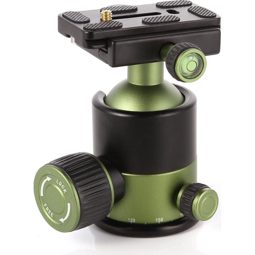 Cabeza de Trípode Profesional FOTGA 20KG 360° con Liberación Rápida