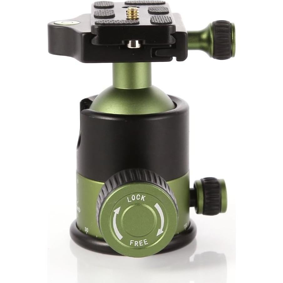 Cabeza de Trípode Profesional FOTGA 20KG 360° con Liberación Rápida