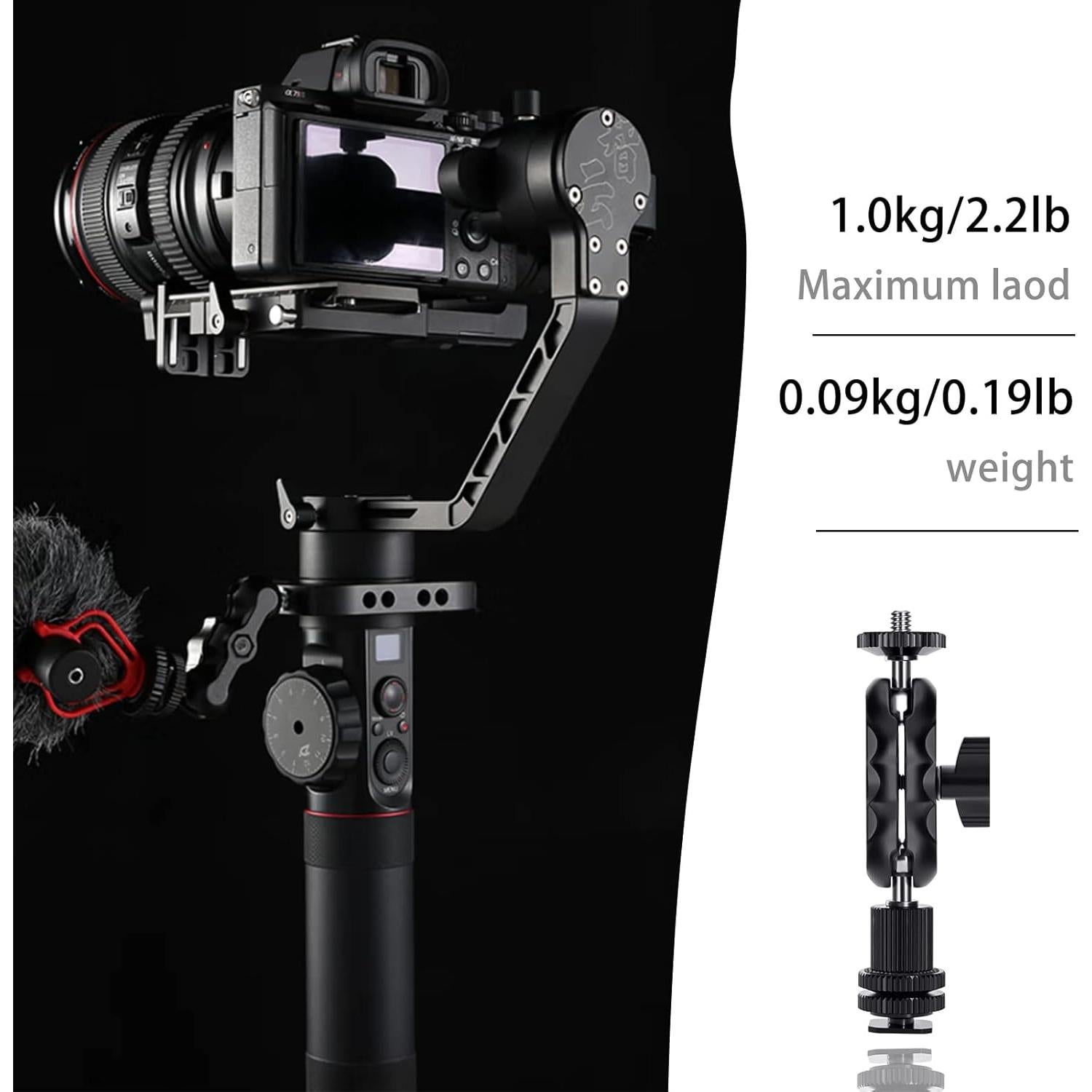 Adaptador Doble Bola Lanxire L0038 con Montura Fría - Paquete de 2