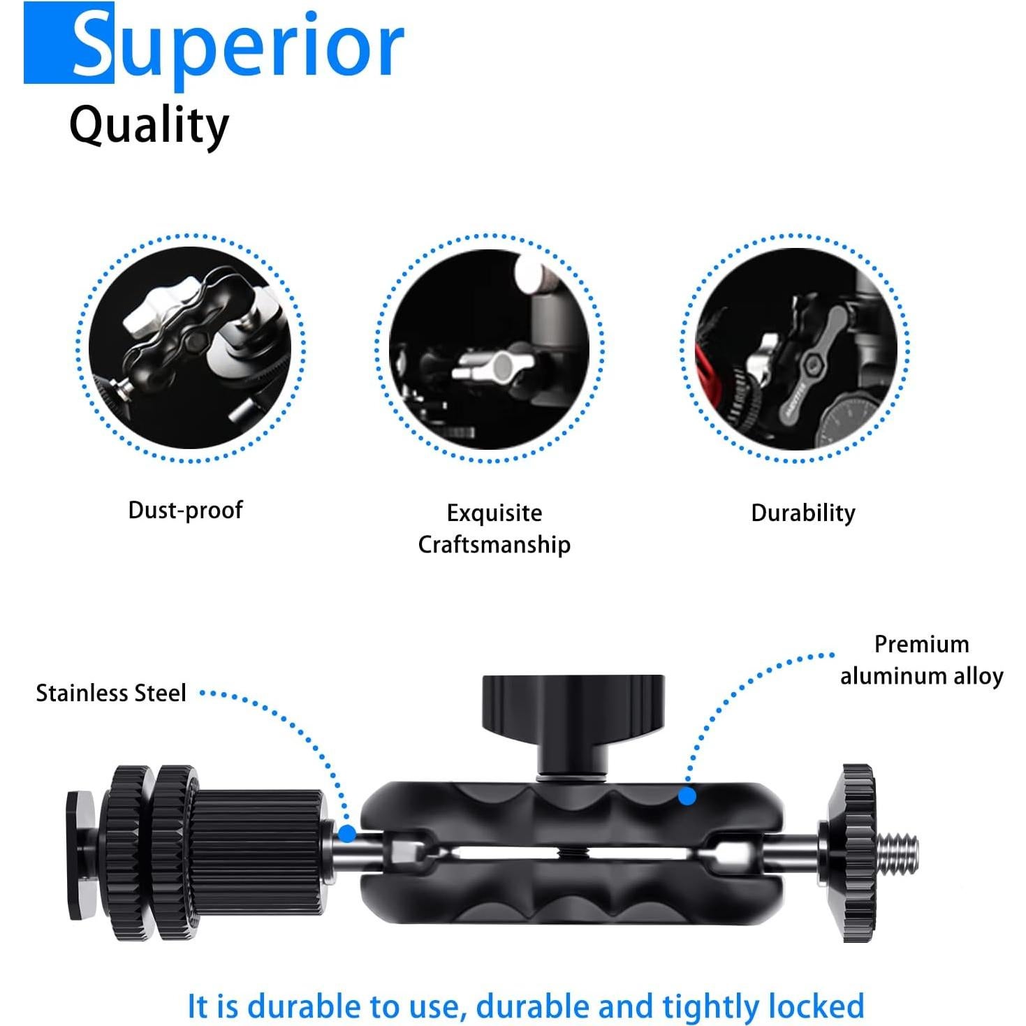 Adaptador Doble Bola Lanxire L0038 con Montura Fría - Paquete de 2