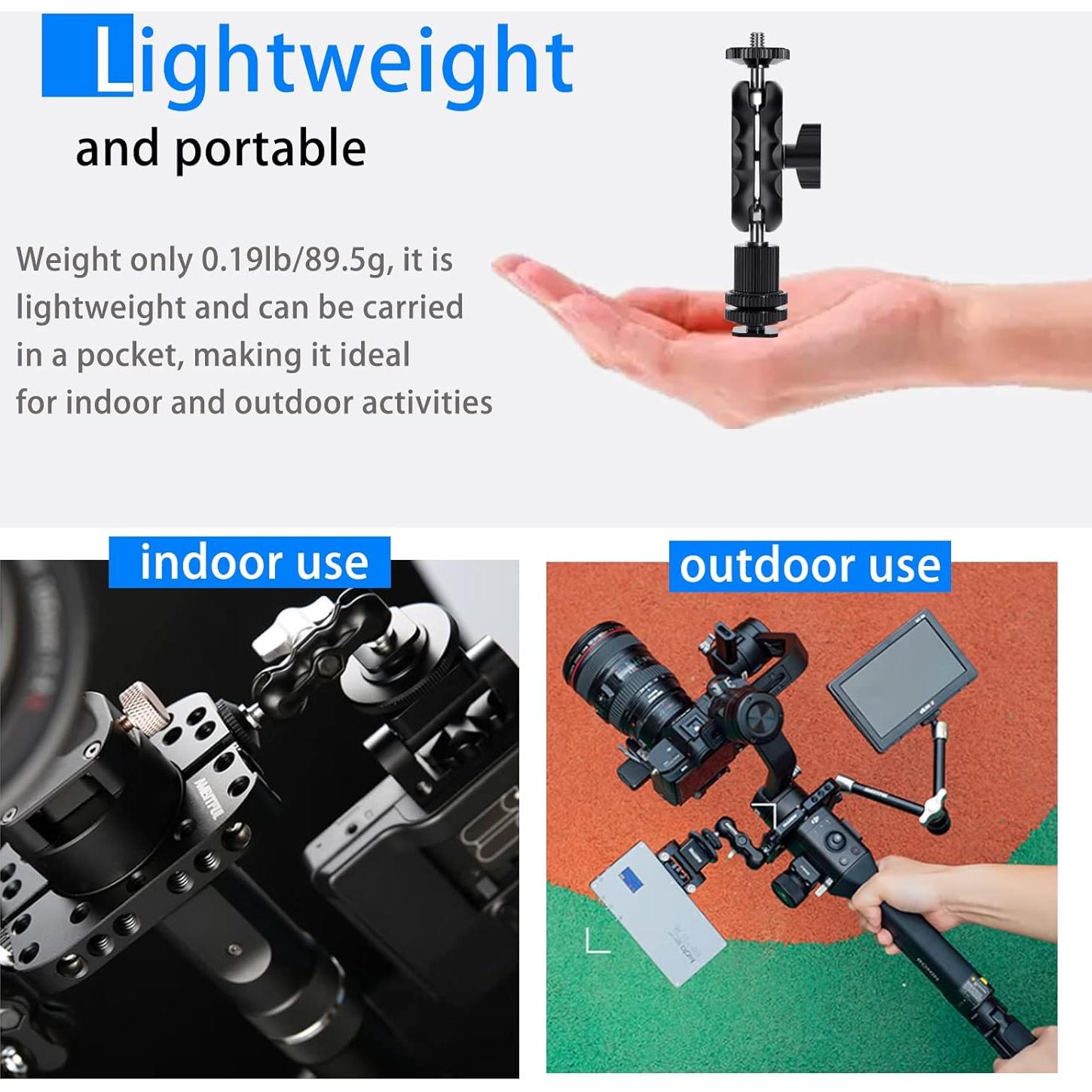 Adaptador Doble Bola Lanxire L0038 con Montura Fría - Paquete de 2