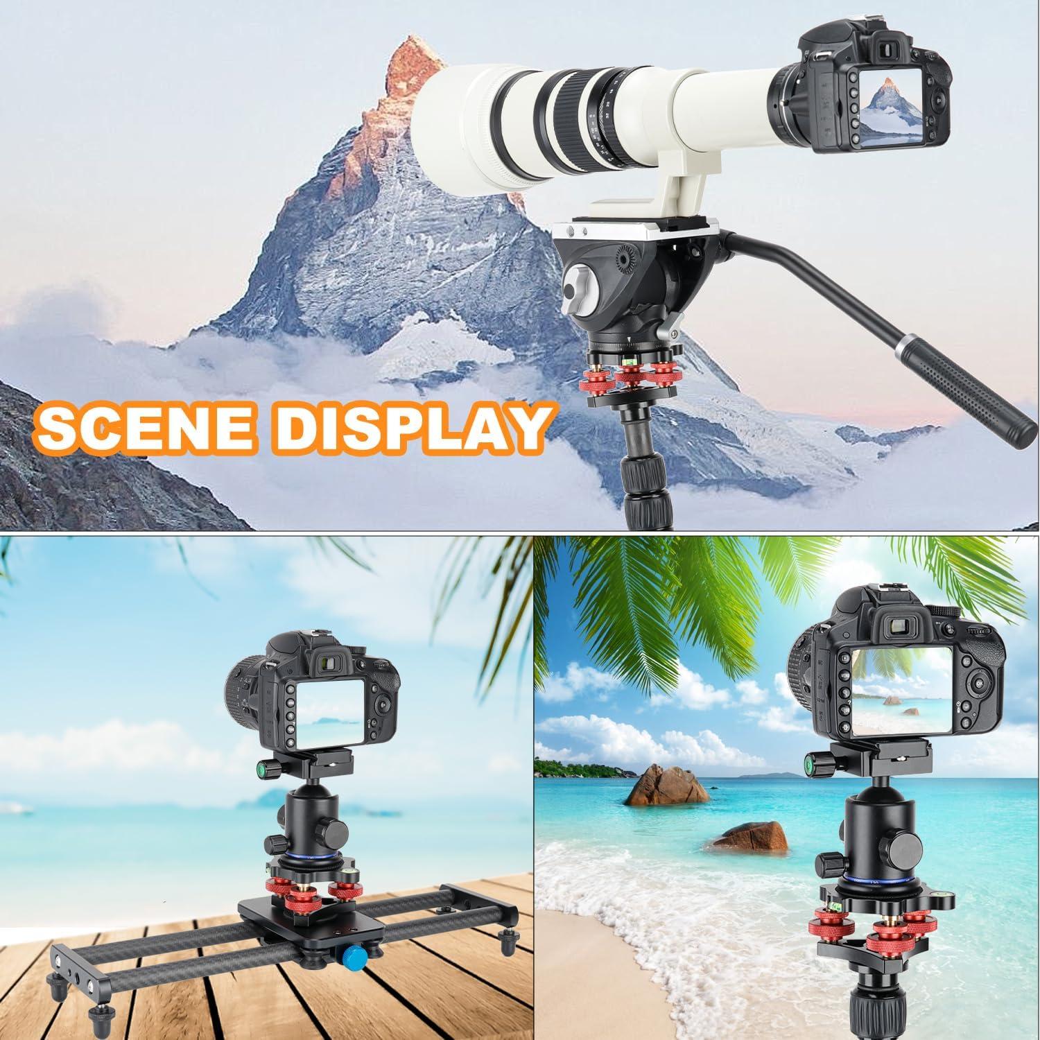 Base de Nivelación Koolehaoda LP-64 para Trípode DSLR