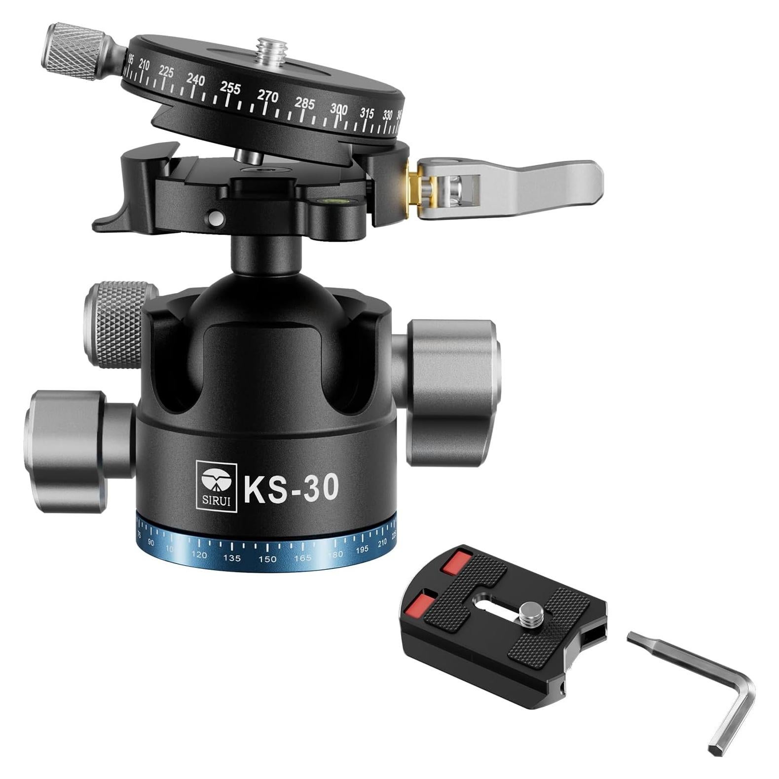 Cabezal de Bola SIRUI KS-30 de Aluminio 36mm para Trípode