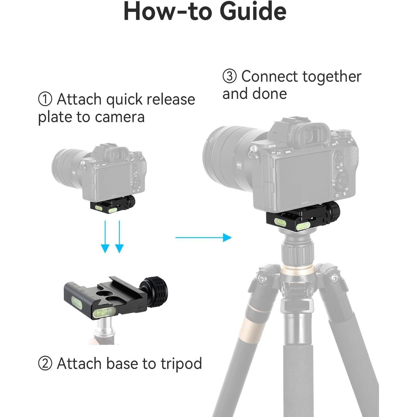 Placa de Liberación Rápida UTEBIT 50mm Aluminio Antideslizante