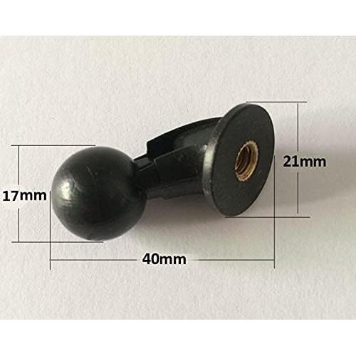 Adaptador de Montaje de Bola Giratorio VizGiz 17mm a 1/4" - 2 Piezas