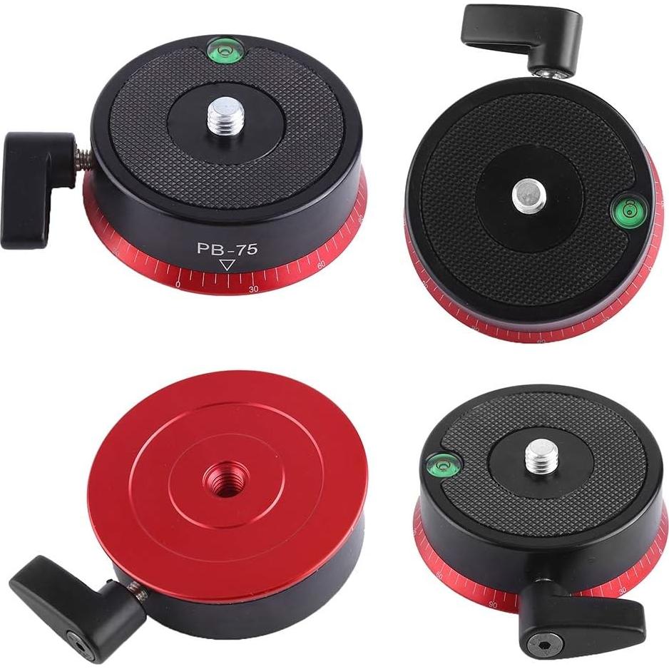 Base de Panning para Cámara Neufday con Nivel de Burbuja