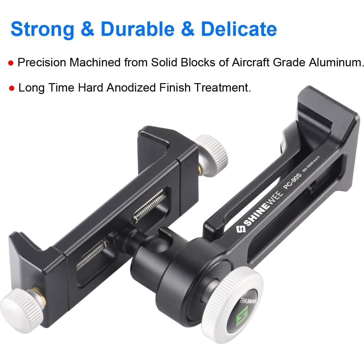 Adaptador de Montaje para Trípode SHINEWEE PC-90S Ajustable