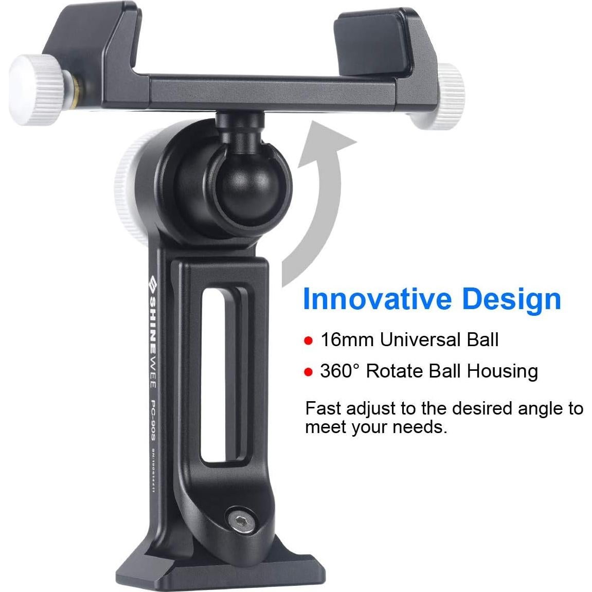 Adaptador de Montaje para Trípode SHINEWEE PC-90S Ajustable