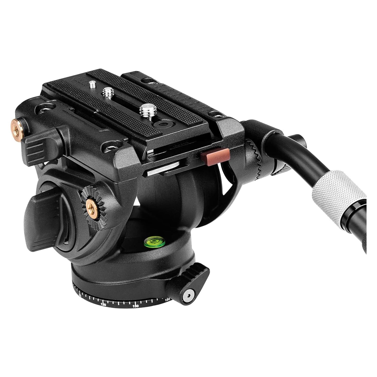 Cabezal Fluido Cayer K6 para Trípode y Monópode - Soporta 7.98 kg