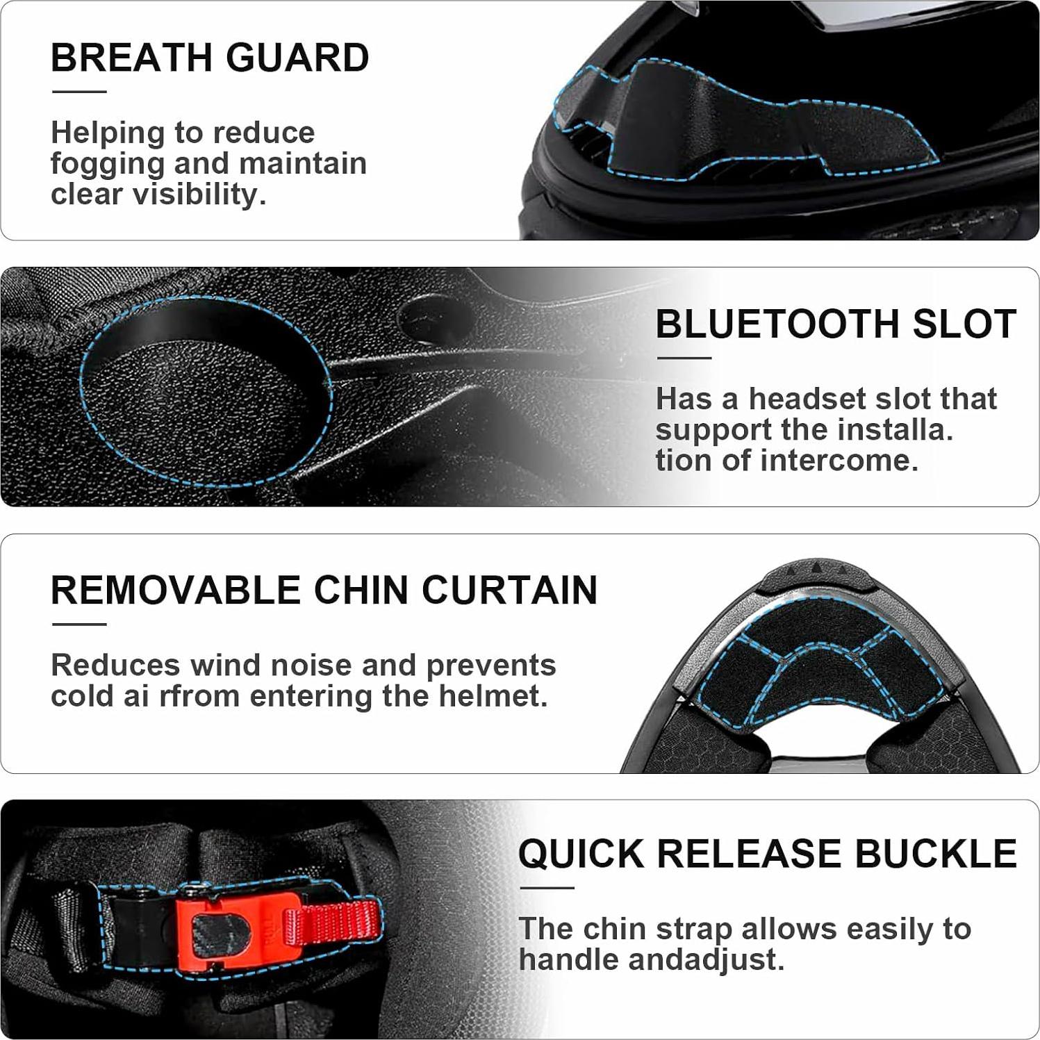 Casco Integral TRIANGLE FF351 Doble Visor Solar Grande