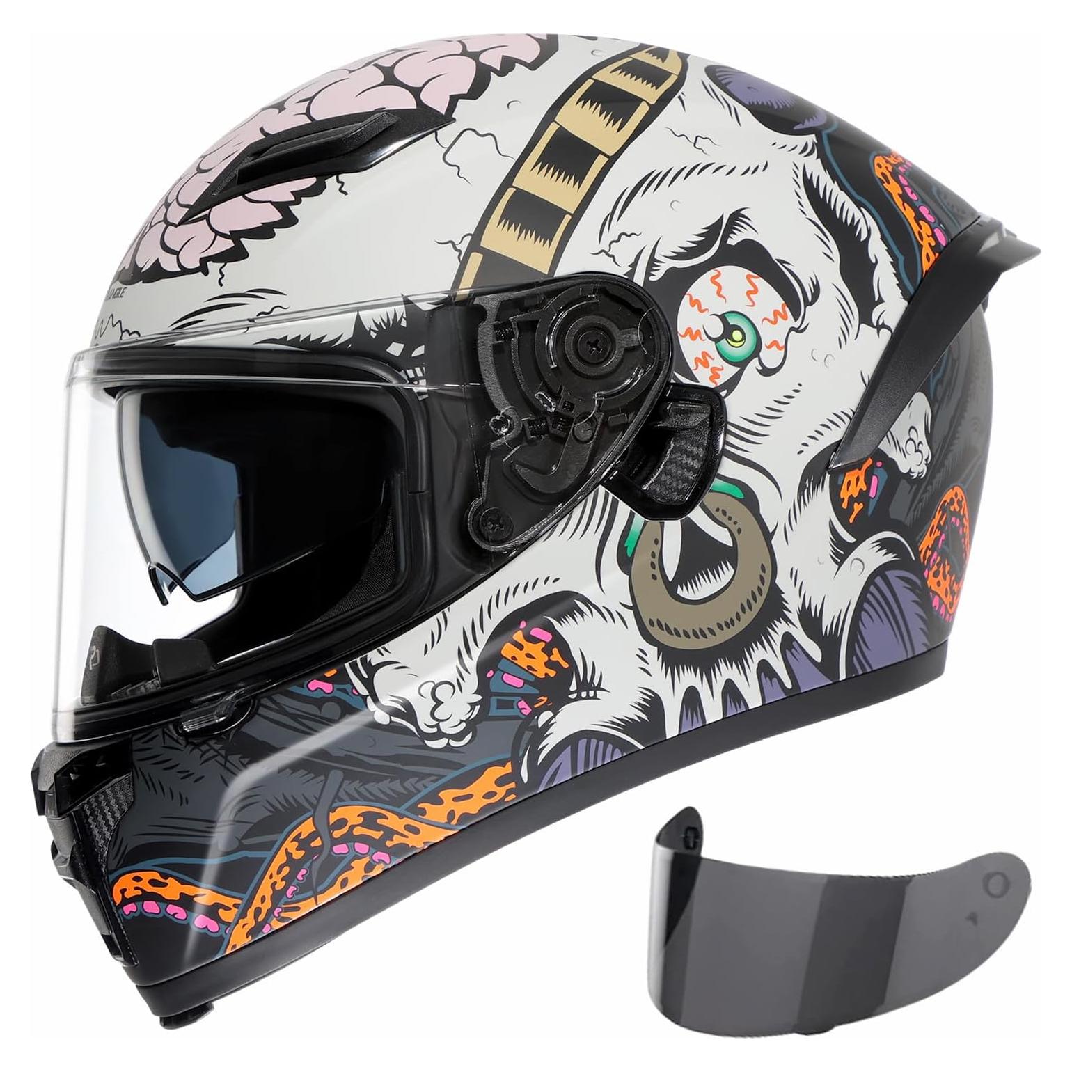 Casco Integral TRIANGLE FF351 Doble Visor Solar Extra Grande