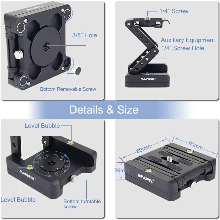 Cabezal de trípode Z-Flex Tilt INNOREL MH5 Aluminio 3 kg