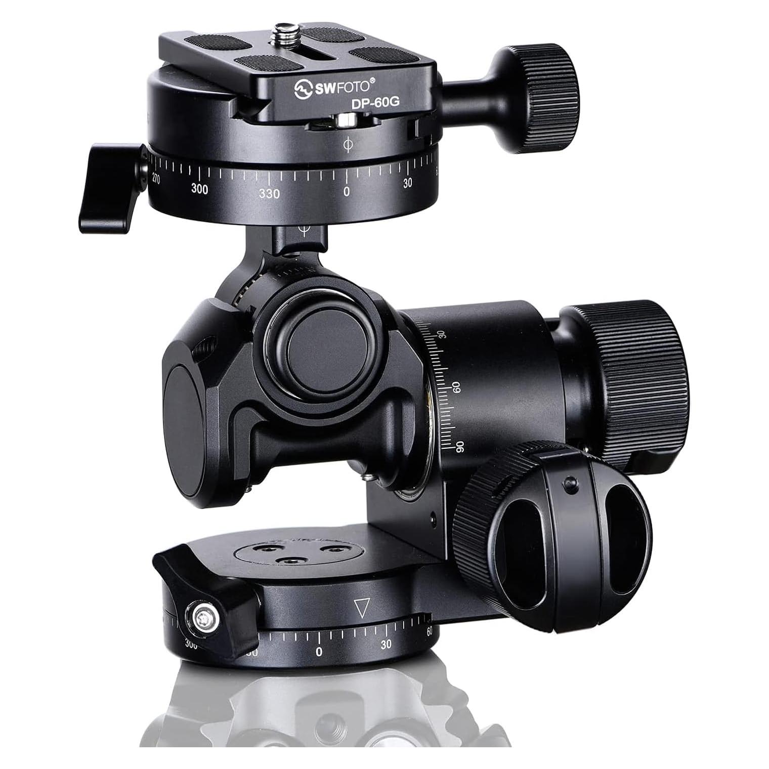 Cabezal de Trípode GH-PROII Sellvia con Engranaje de 3 Vías