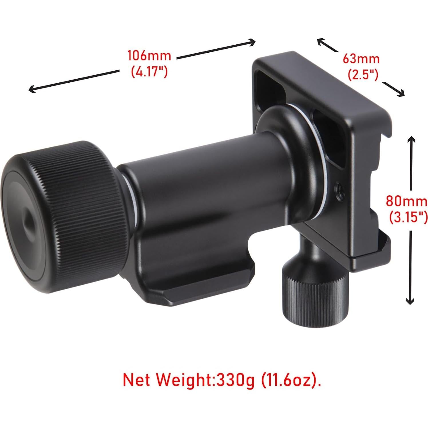 Cabezal Gimbal MonoZelnoox MH-100 para Monopod - 45kg