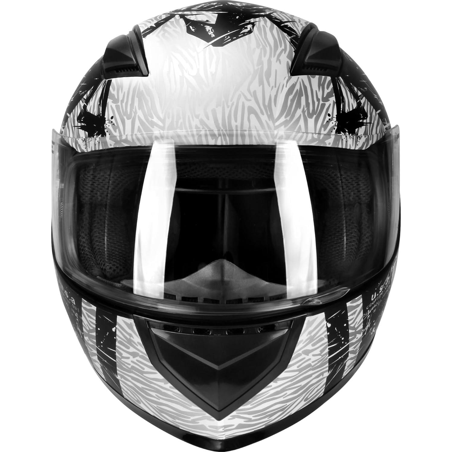 Casco de Motocicleta JAGASOL JS-QK-111S-816-M Medio DOT