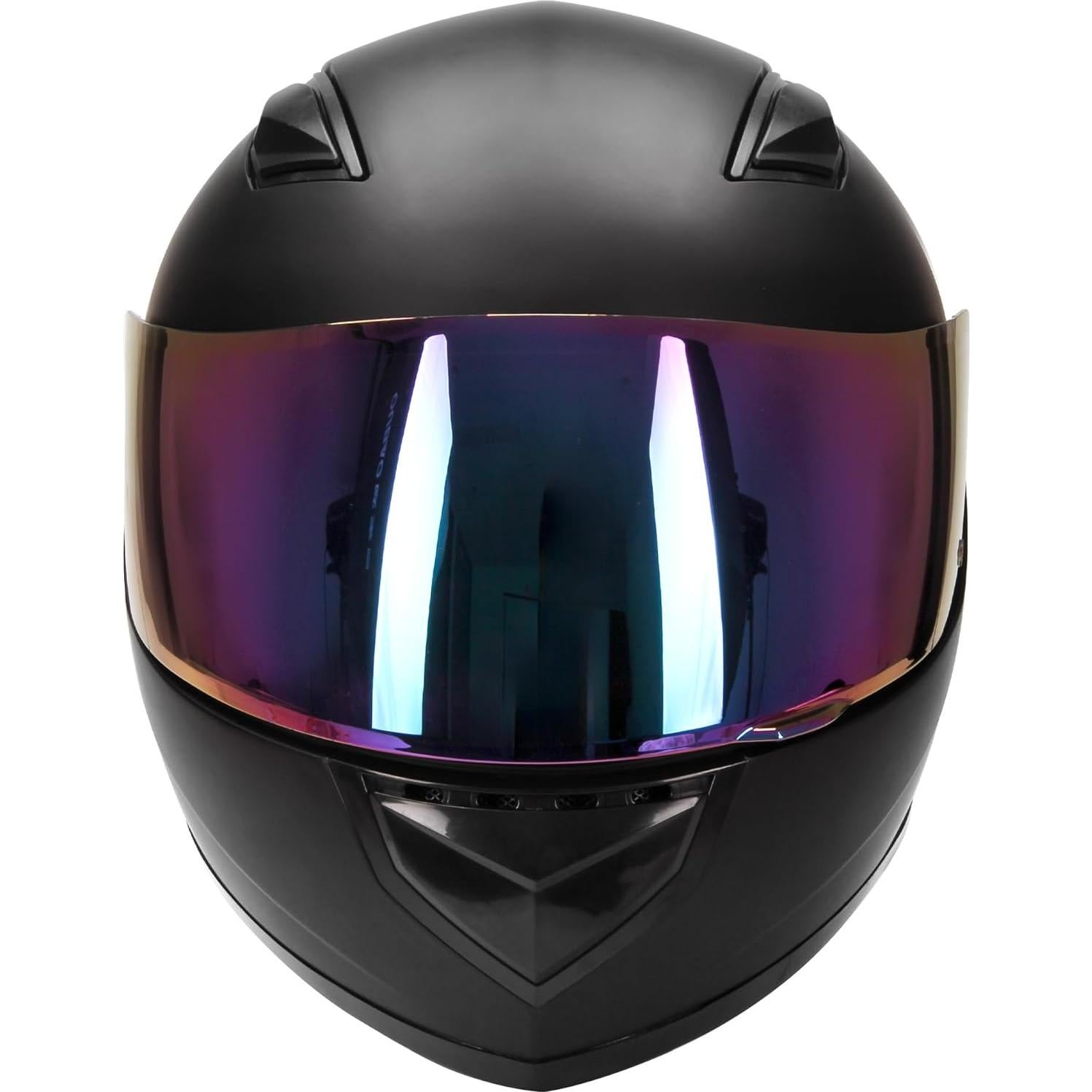 Casco de motocicleta JAGASOL JS-QK-111S-M Negro Mate M