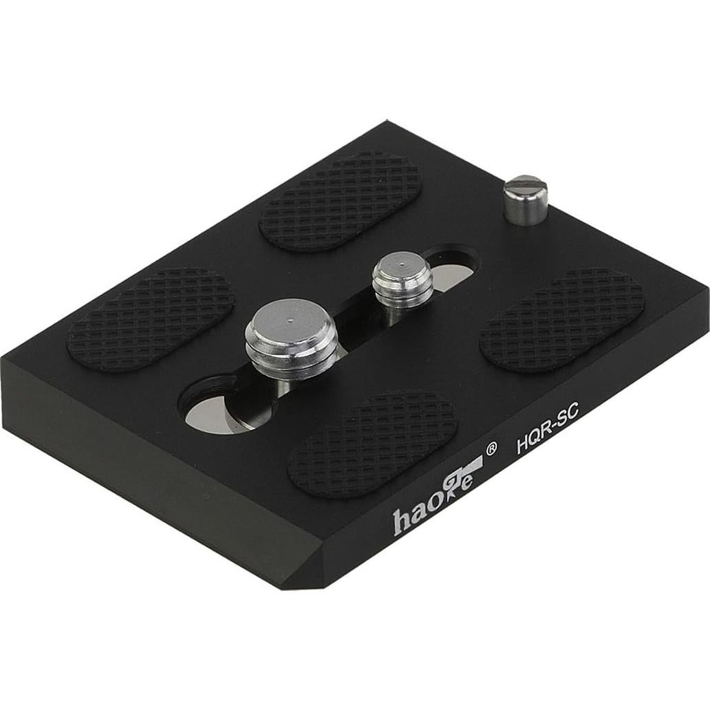 Haoge HQR-SC Camera QR Quick Release Plate for Sachtler Video 14II, DV 2, DV 4, DV 6, DV 8, DV 8/100, DV10 3+3, DV10 5+5, FSB6T, FSB8T, FSB10T Tripod Fluid Head Replace Touch & Go Plate S