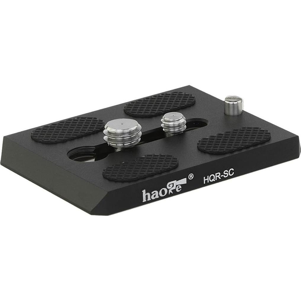 Haoge HQR-SC Camera QR Quick Release Plate for Sachtler Video 14II, DV 2, DV 4, DV 6, DV 8, DV 8/100, DV10 3+3, DV10 5+5, FSB6T, FSB8T, FSB10T Tripod Fluid Head Replace Touch & Go Plate S