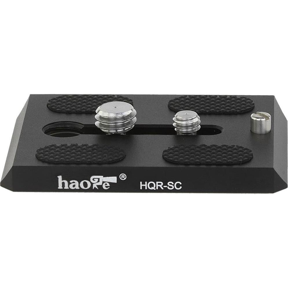 Haoge HQR-SC Camera QR Quick Release Plate for Sachtler Video 14II, DV 2, DV 4, DV 6, DV 8, DV 8/100, DV10 3+3, DV10 5+5, FSB6T, FSB8T, FSB10T Tripod Fluid Head Replace Touch & Go Plate S