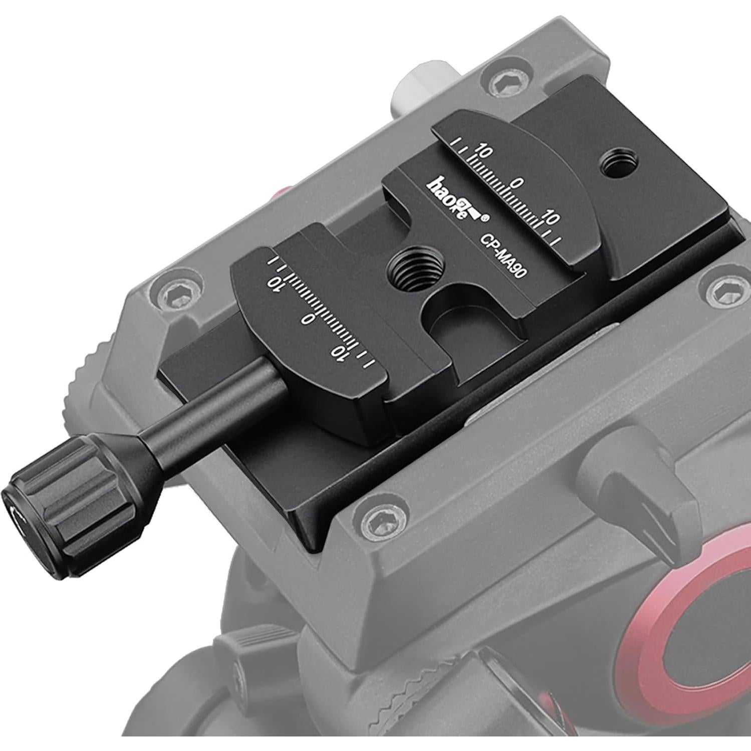 Adaptador de Liberación Rápida Haoge CP-MA90 para Manfrotto