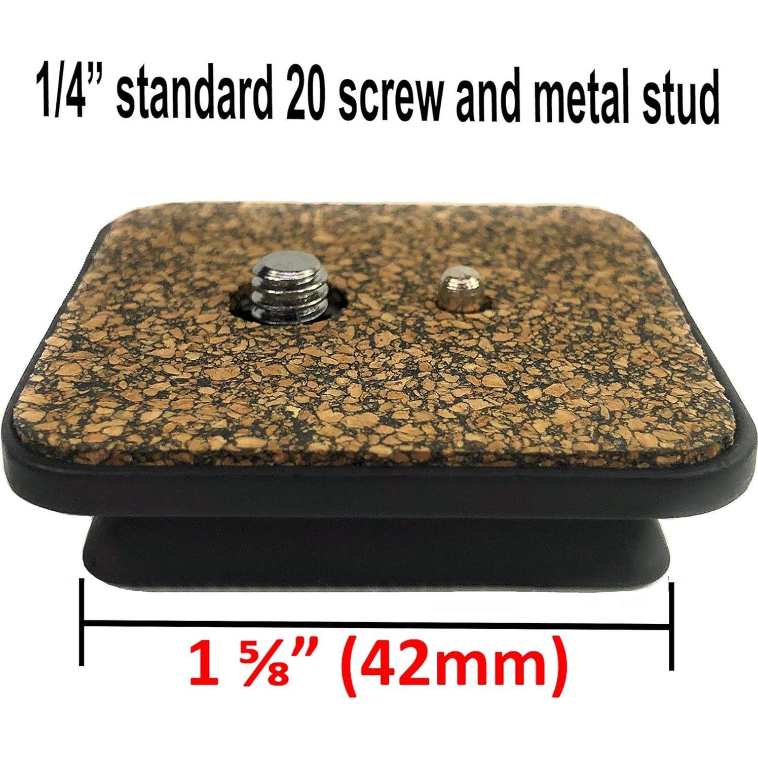 Placa de liberación rápida DaVoice QB-6E 42mm para trípodes