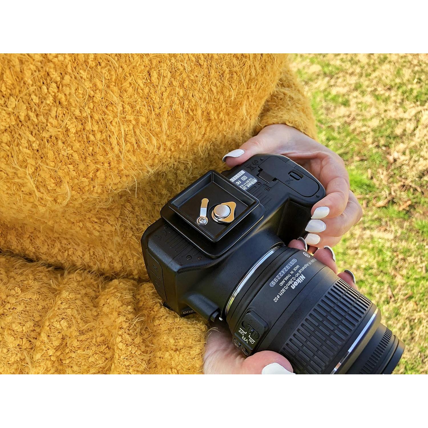 Placa de liberación rápida DaVoice QB-6E 42mm para trípodes