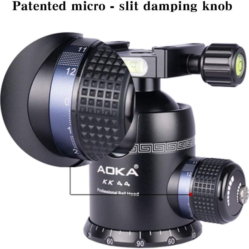 Cabezal de bola panorámico AOKA KK44 360° con placa rápida