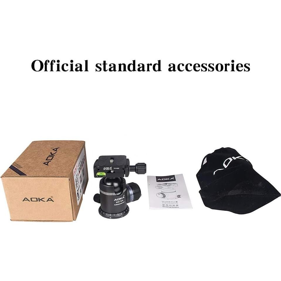 Cabezal de bola panorámico AOKA KK44 360° con placa rápida