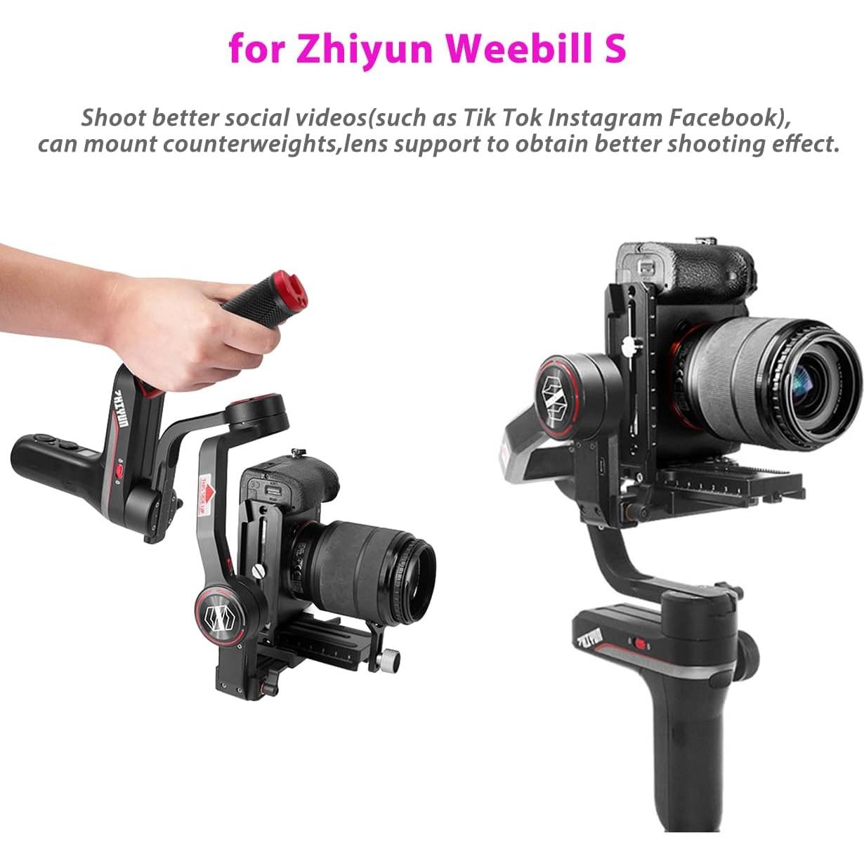 Soporte L Montaje Vertical Akeipho para Zhiyun Weebill-S y DJI Ronin-S
