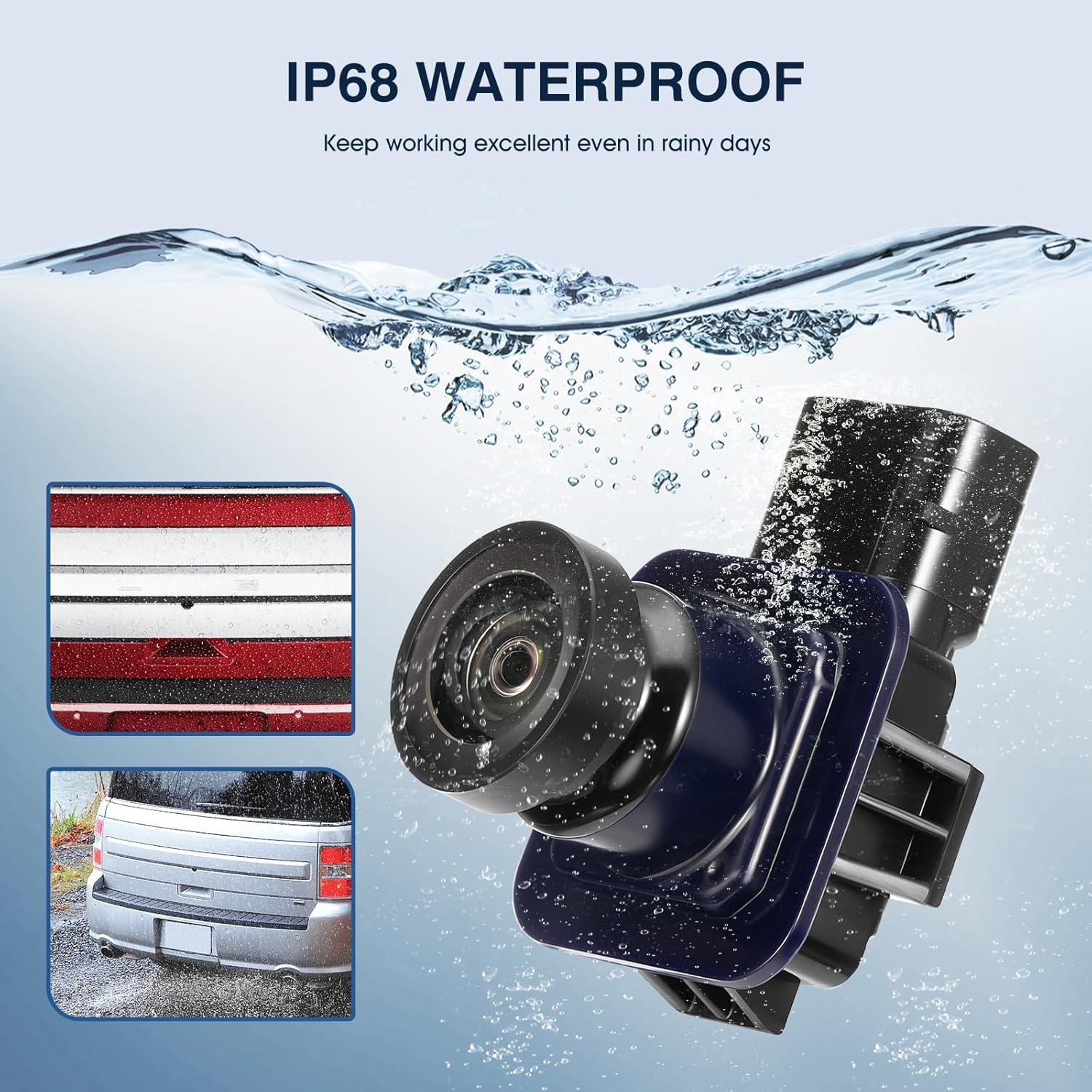 Cámara de reversa ACAUTO para Ford Flex 2013-2019